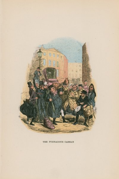 Illustratie voor Pickwick Papers door Hablot Knight Browne