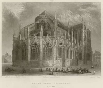 Notre Dame Kathedraal, Oostkant door Hablot Knight Browne