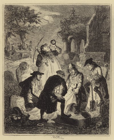Opgravers door Hablot Knight Browne