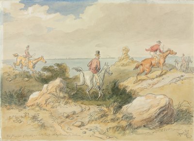 De Geneugten van de Jacht door Hablot Knight Browne