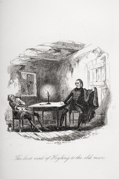 Het laatste bezoek van Heyling aan de oude man, illustratie uit 