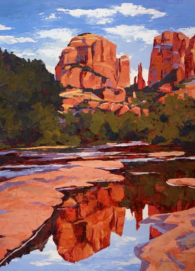 Reflectie, Sedona, c.2024 door Hadley Rampton