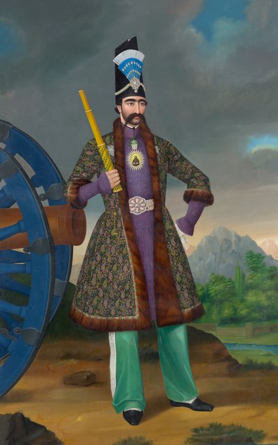 Naser ad-Din, de sjah van Perzië door Hakob Hovnatanyan