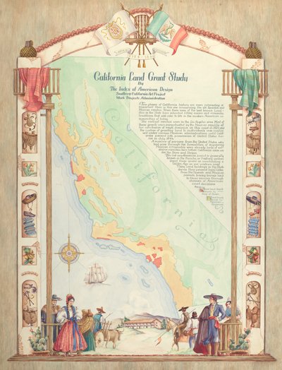 Kaart: Studie van Californische Landtoekenning door Hal Blakeley