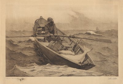 Mistwaarschuwing door Hamilton Hamilton after Winslow Homer