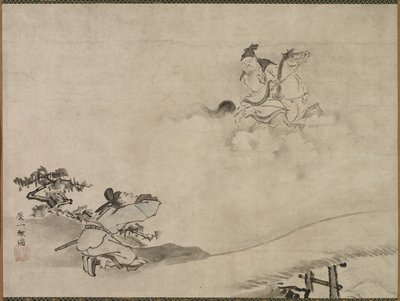 Daoïstische Onsterfelijke door Hanabusa Itcho