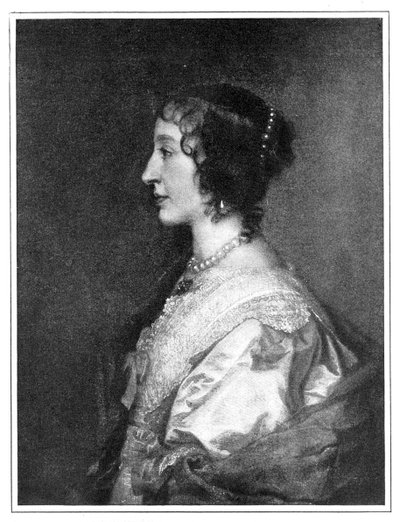 Henrietta Maria van Frankrijk 1609-1669, 1899 door Hanfstaengel