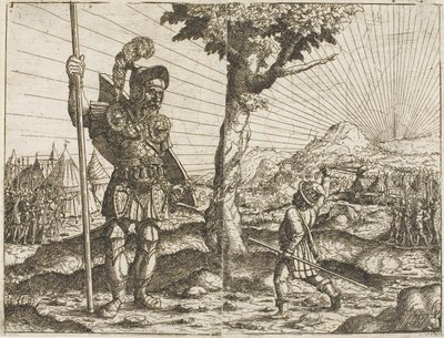 David en Goliath door Hanns Lautensack
