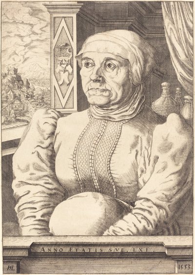 Felicitas von Eckh (-Freyberg) door Hanns Lautensack