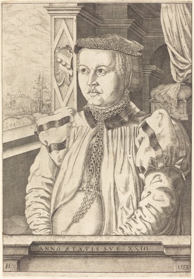 Lady von Eck (geboren Piencsenau) door Hanns Lautensack