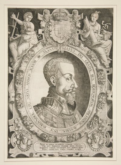 Portret van Maximiliaan II (Habsburg) door Hanns Lautensack