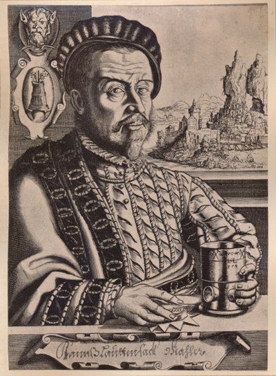 Hans Sebald Lautensack, Duitse graveur, tekenaar en medailleur, 16e eeuw, 1894 door Hanns Sebald Lautensack