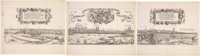 Panoramisch uitzicht op Neurenberg door Hanns Sebald Lautensack