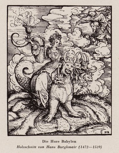 Hoer van Babylon door Hans (after) Burgkmair