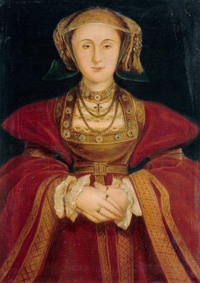 Anna van Kleef door Hans (after) Holbein the Younger