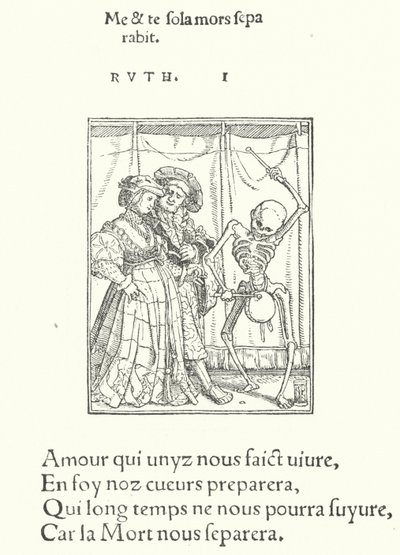 De Bruid en Bruidegom door Hans (after) Holbein the Younger