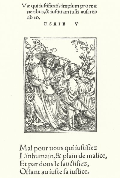 De Kardinaal (gravure) door Hans (after) Holbein the Younger