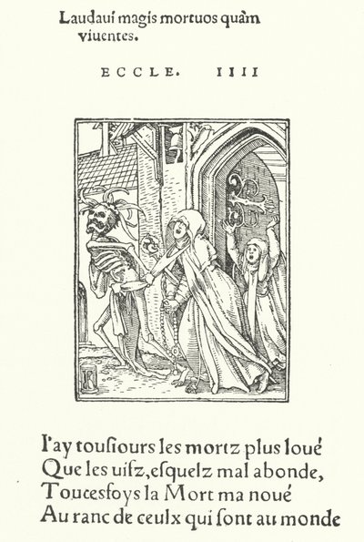 De abdis door Hans (after) Holbein the Younger