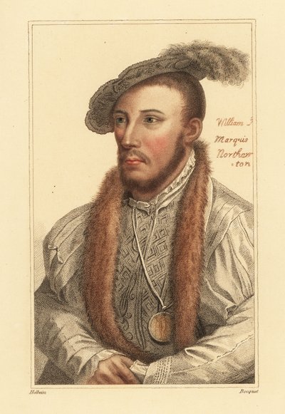 William Parr door Hans (after) Holbein the Younger