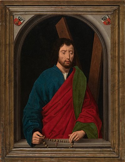 St. Andreas, ca. 1491-1519 door Hans (after) Memling