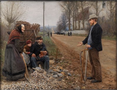 En Landevej Een Snelweg door Hans Andersen Brendekilde