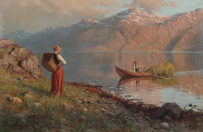 Afspraak bij de fjord door Hans Andreas Dahl