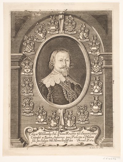 Hans Krabbe naar Søgaard. Uit een lijkpreek 1648 door Hans Andreas Greys