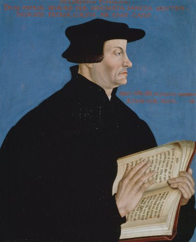 Portret van Huldrych Zwingli door Hans Asper