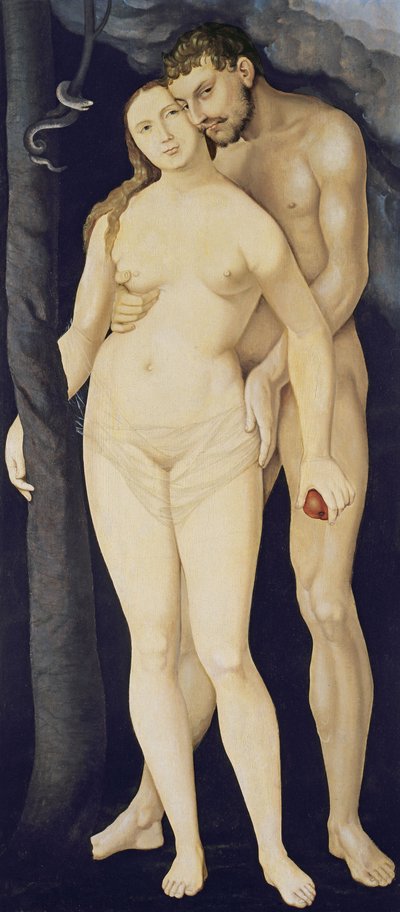 Adam en Eva, 1531 door Hans Baldung