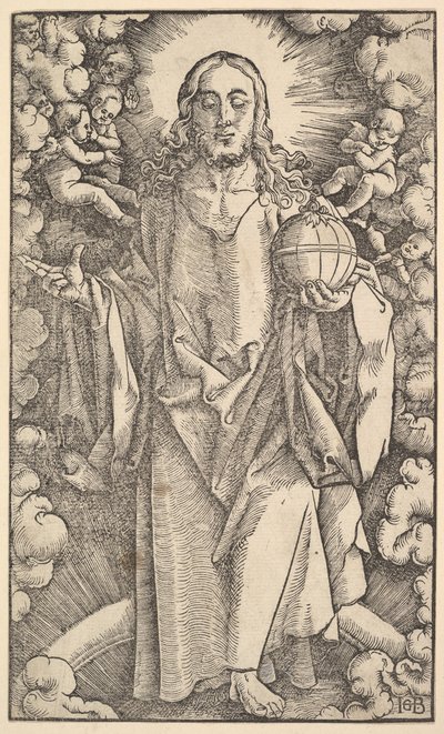 Christus uit Christus en de Apostelen door Hans Baldung