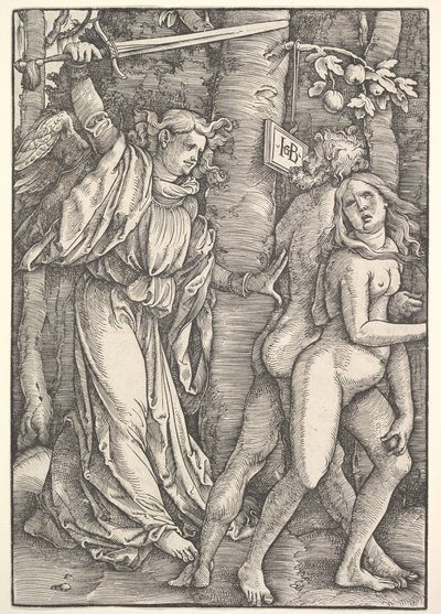 Verdrijving uit het paradijs door Hans Baldung