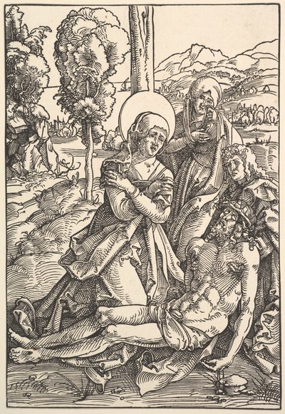 Rouw om Christus, 1510 door Hans Baldung
