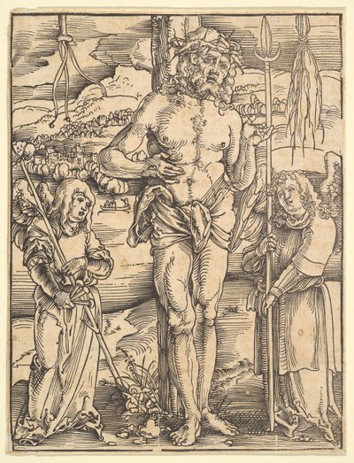 Man van smarten, uit Speculum Passionis Domini Nostri Ihesu Christi door Hans Baldung