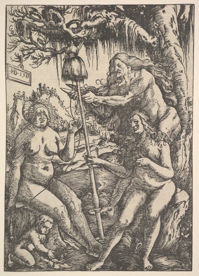 De drie schikgodinnen: Lachesis, Atropos en Klotho, 1513 door Hans Baldung