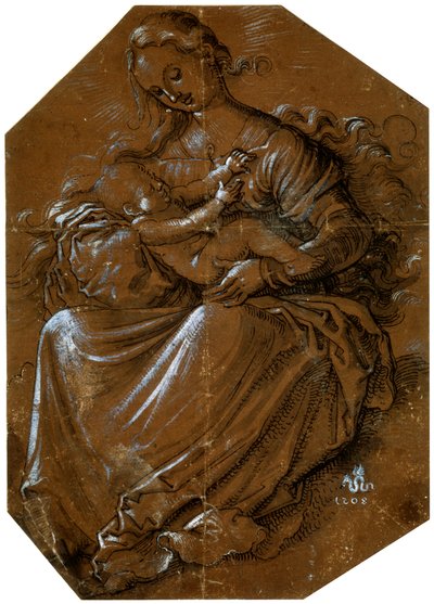 Maagd en Kind, ca. 1500-1545 door Hans Baldung
