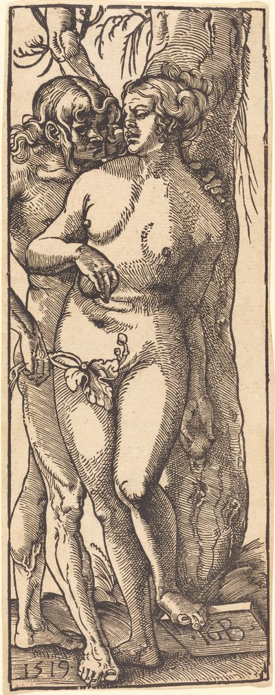 Adam en Eva door Hans Baldung Grien