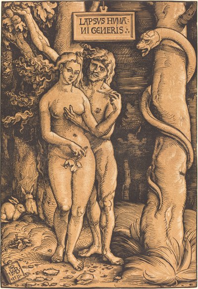 Adam en Eva door Hans Baldung Grien