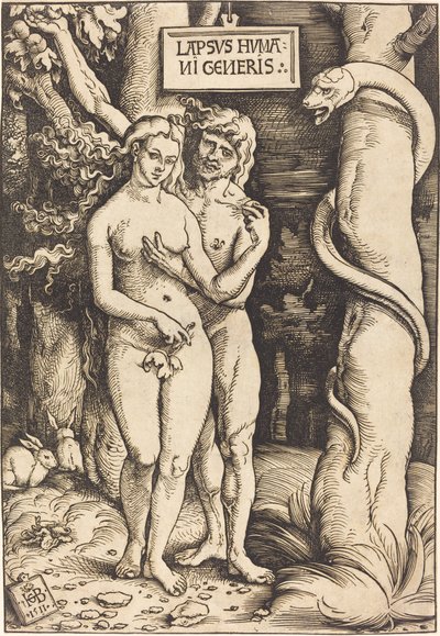 Adam en Eva door Hans Baldung Grien