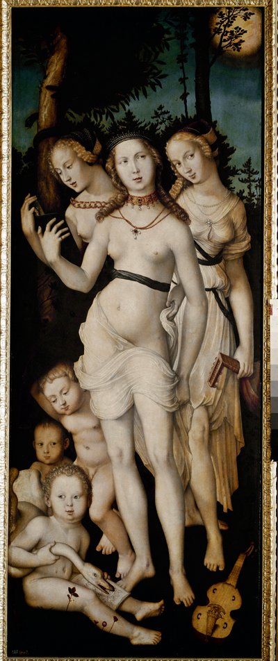 Harmonie of De drie Gratiën door Hans Baldung Grien