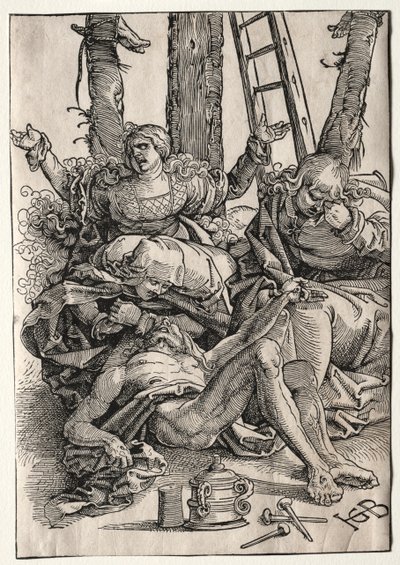 Rouw, ca. 1515-17 door Hans Baldung Grien