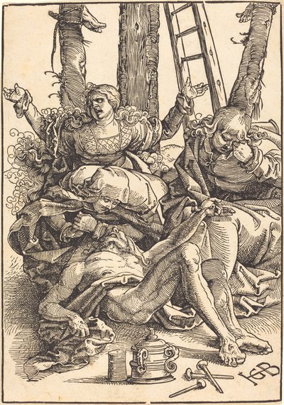 Rouw om Christus door Hans Baldung Grien