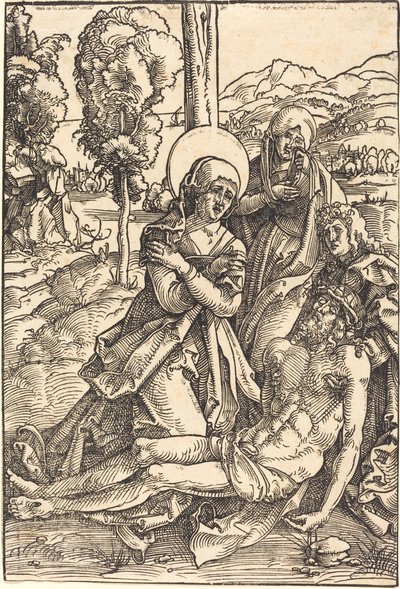 Klaagzang voor Christus door Hans Baldung Grien