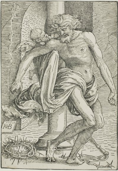Man van smarten voor de kolom door Hans Baldung Grien