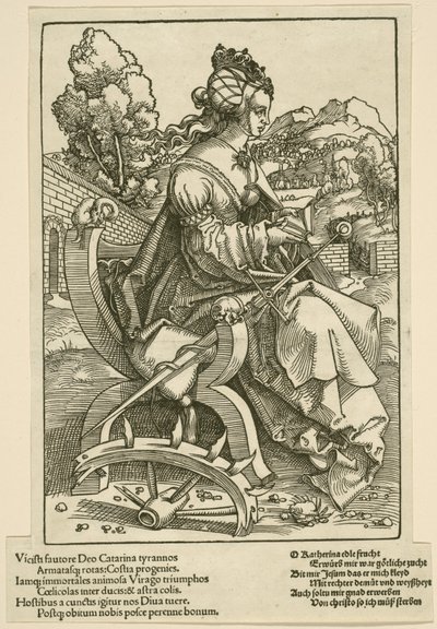 Sint Catharina, 1505-07 door Hans Baldung Grien