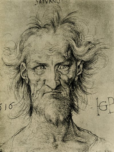 Saturnus door Hans Baldung Grien