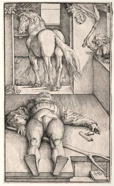 De Betoverde Bruidegom, 1544 door Hans Baldung Grien