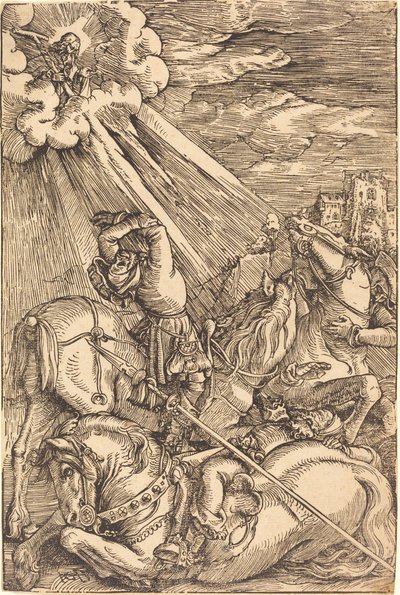 De Bekering van Sint-Paulus door Hans Baldung Grien