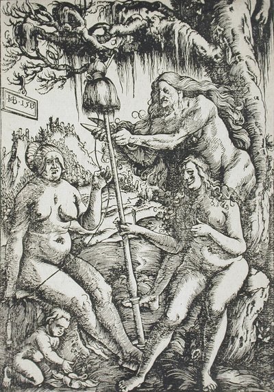 De drie Schikgodinnen door Hans Baldung Grien