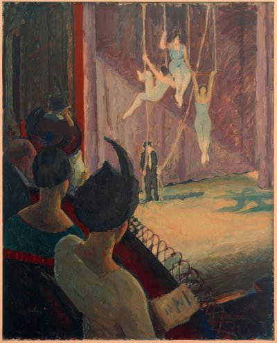 Trapezegroep in het variété door Hans Barthelmess