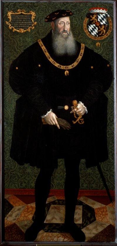 Portret van Frederik II van de Palts (Frederik II de Wijze) door Hans Besser